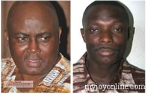 Ben Ephson (L) and Kwaku Kwarteng