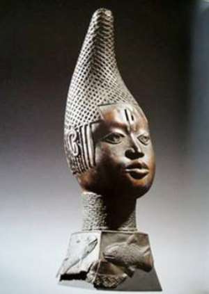 Queen-Mother-Idia, Benin, Nigeria, now in Ethnologisches Museum, Berlin, Germany.