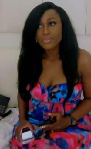 Uche Jombo Gives Big Friday Show Dress To Fan