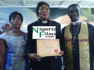 E-X-C-L-U-S-I-V-E: Star Actress, Eucharia Officially Ordained Pastor (With Pictures)