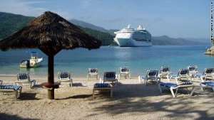A Royal Caribbean passenger took this photo of the cruise line's facilities in Labadee, Haiti, during a stop in 2006.