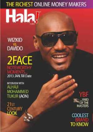 On The Face Of Halla Magazine Is 2Face