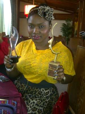 Nollywood Actress, Halima Abubakar Celebrates Award With Classy Lunch