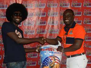 APHRO POP ARTISTE HANS BEKX SUPPORTED THE JOYFM SOUP KITCHEN