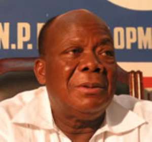 Haruna Esseku, former National Chairman of the opposition New Patriotic Party.