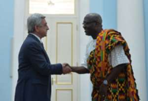 Ghanas Ambassador To Armenia Presents Credentials To President Sargsyan
