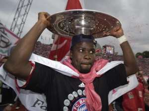 Kuffour won every domestic honor with Bayern Munich in a glittering career