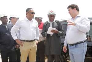 Works and Housing Minister happy with progress of Saglemi Housing Project