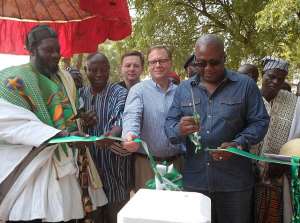 PREZ JOHN MAHAMA COMMISSIONED WATER PROJECT IN BUNKPURUGU