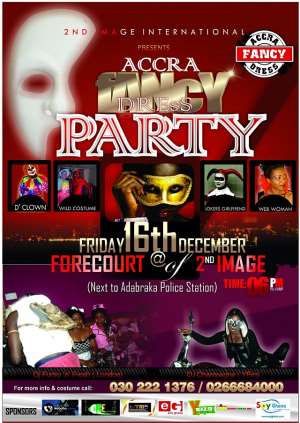 ACCRA FANCY DRESS PARTY-----16 DECEMBER 2011, FORECOURT 2ND IMAGE INTERNATIONAL ADABRAKA