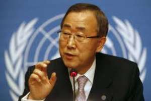 UN Secretary General, Ban Ki Moon