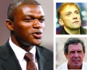 Marcel Desailly(Left) - Hot favourite, Right: (Top) Goran Stevanovic & Humberto Coelho