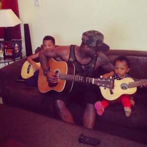 Peter Okoye Leaves His Wife Lola Out Of The Family Circle