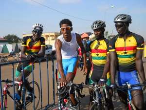 AFRICA CYCLING CONTINENTAL CHAMPIONSHIPS--2012,BURKINA FASO - GHANA IMPRESSES AT INDIVIDUAL TIME TRIAL