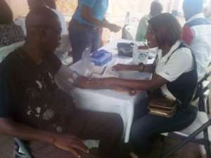 Accra-Dzorwulu Rotary Club holds health screening