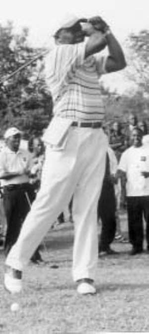 Otumfuo Tees Off At Ghana Open