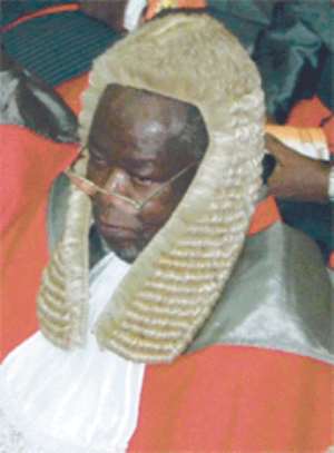 Kpegah Acts As Chief Justice
