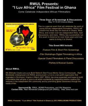 Accra Hosts I Luv Africa Film Festival