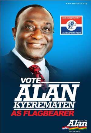 Deceitful Propaganda:  Alan Is The Man To Deliver Power For The NPP