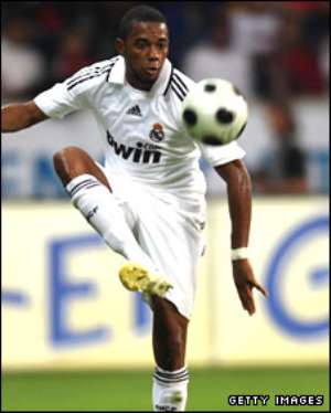 Robinho captained the Brazil team