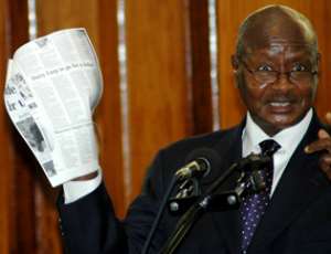 Museveni accused press of sabotage in 2008 address. Monitor
