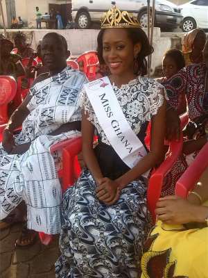 Durbar Held In Honour Of Miss Ghana 2013 Nadia Ntanu