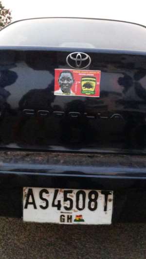 Ride the tide: David Duncan stickers get popular in Kumasi