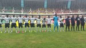 Ghana8217;s starting line up against the Congolese on Tuesday