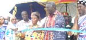 Kufuor Opens Nuts Factory