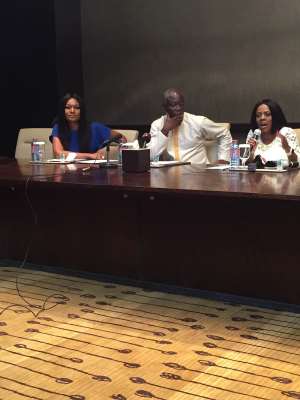 PHOTOS: Minister endorses Nana Aba Anamoah and Sandra Akobea as ambassadors for women football