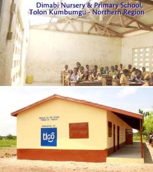 Tigo Shelter 4 Education Project supports Dimabi School