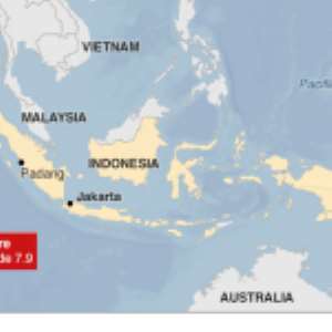 Indonesia earthquake off Sumatra measures 7.9