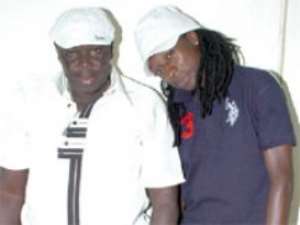 Agyaaku (left) and his son Kwaisey Pee