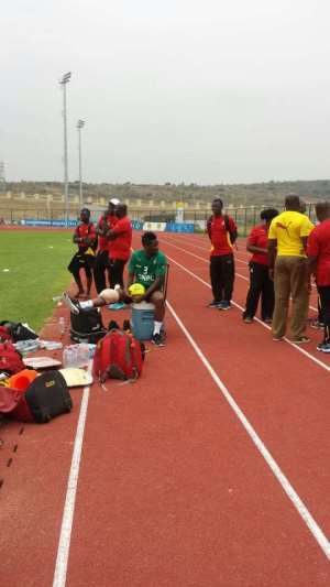 Injured ! Doubts over Gyan's fitness for Rwanda game