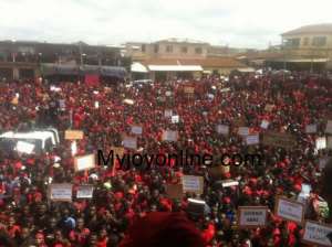 Kumasi demonstration was huge because NPP bused people - NDC