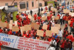 FLASHBACK: AFAG in a similar demonstration in 2011 which they termed Ahokyere demo