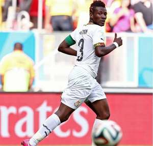 Ghana captain Asamoah Gyan rated one of world's 50 best footballers