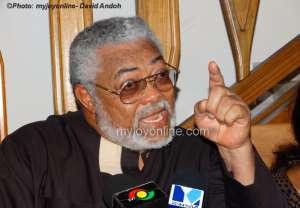 Rid NDC of corrupt executives; Rawlings charges
