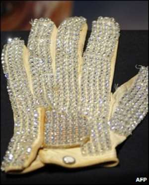 The glove sold for nine times the pre-auction estimate