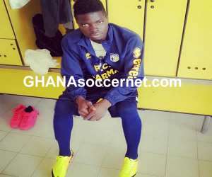 Jacob Apau on trial at Parma