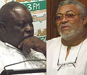 Alhaji Iddrisu Bature and Ex-President Jerry John Rawlings