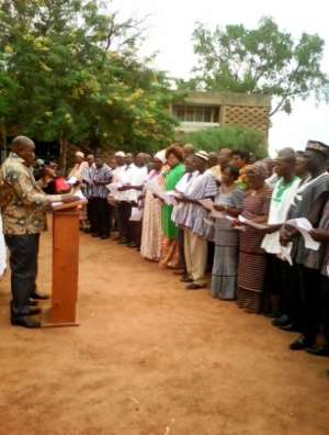 Assembly members sworn into office in Bongo District