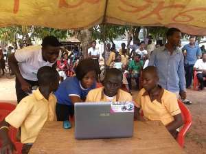 KNUST Chapters of NGO's establish ICT Center in the Ashanti Region.