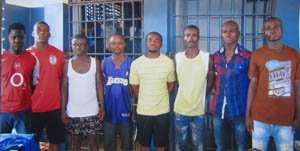The suspected Ashaiman armed robbers.