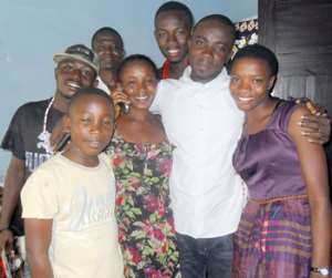 Samuel Adewale Adaranijo 2nd right finds family as last