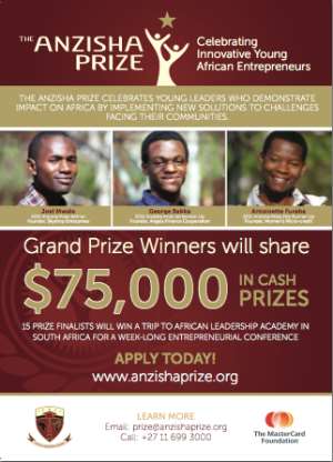 Top 25 Young Entrepreneurs From Around Africa Shortlisted For 75000 Anzisha Prize