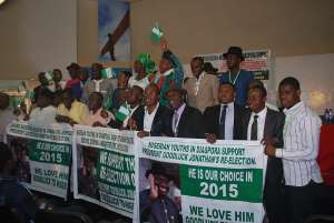 Nigerian Youths In Diaspora,ghana Chapter Declare Support For President Goodluck Jonathan.