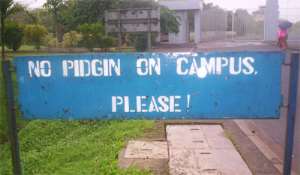 To Akatsi-North DCE: Good Pidgin Speakers Do Not ‘Bomb’ Exams