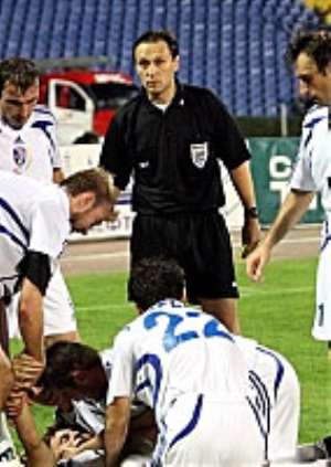 Ukrainian referee Oleh Orekhov