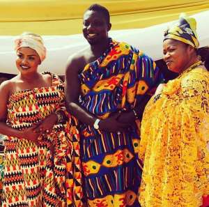 Nana Ama Mcbrown, Bill Asamoah, Others Swag In Kente Cloth At Mercy Asiedu's Husband's Anniversary